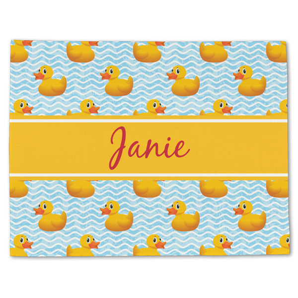 Rubber Duckie Linen Placemat - Front