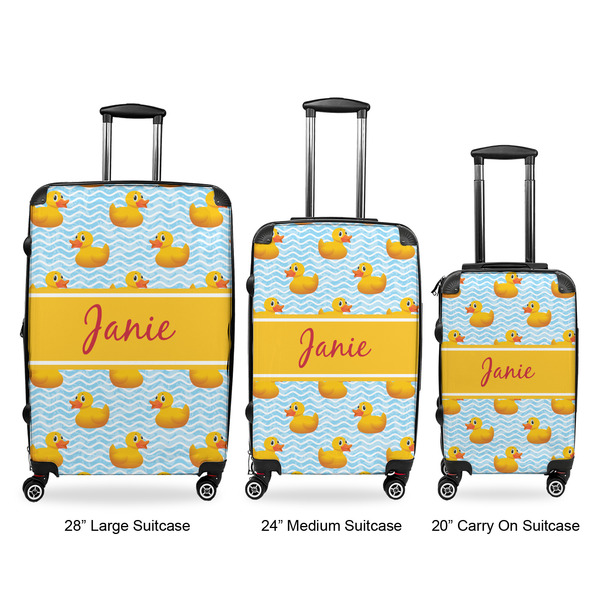 Rubber Duckie Luggage Bags all sizes - With Handle