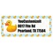 Rubber Duckie Mailing Label - Singular