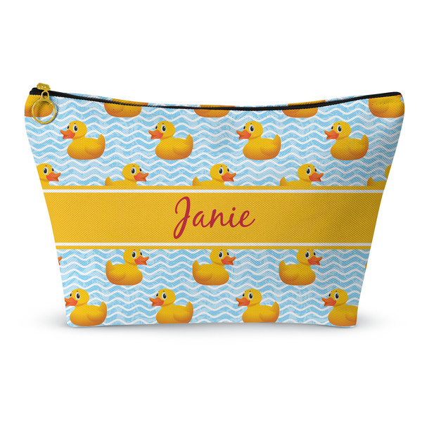 Custom Rubber Duckie Makeup Bag - Large - 12.5"x7" (Personalized)