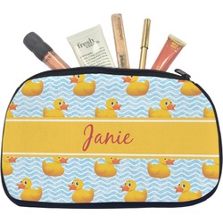 Rubber Duckie Makeup / Cosmetic Bag - Medium (Personalized)