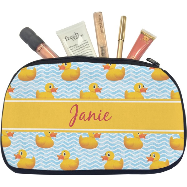 Custom Rubber Duckie Makeup / Cosmetic Bag - Medium (Personalized)