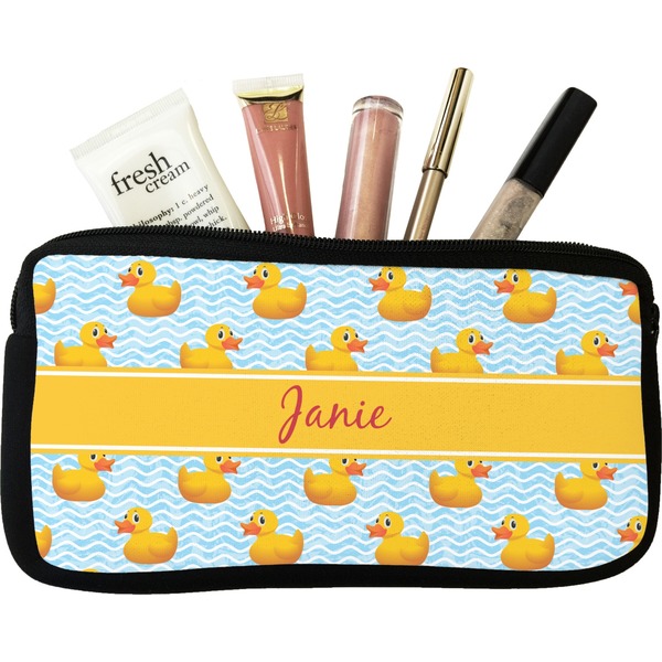 Custom Rubber Duckie Makeup / Cosmetic Bag (Personalized)
