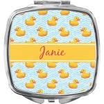 Rubber Duckie Compact Makeup Mirror (Personalized)