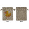 Rubber Duckie Medium Burlap Gift Bag - Front Approval