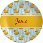Rubber Duckie Melamine Plate (Personalized)