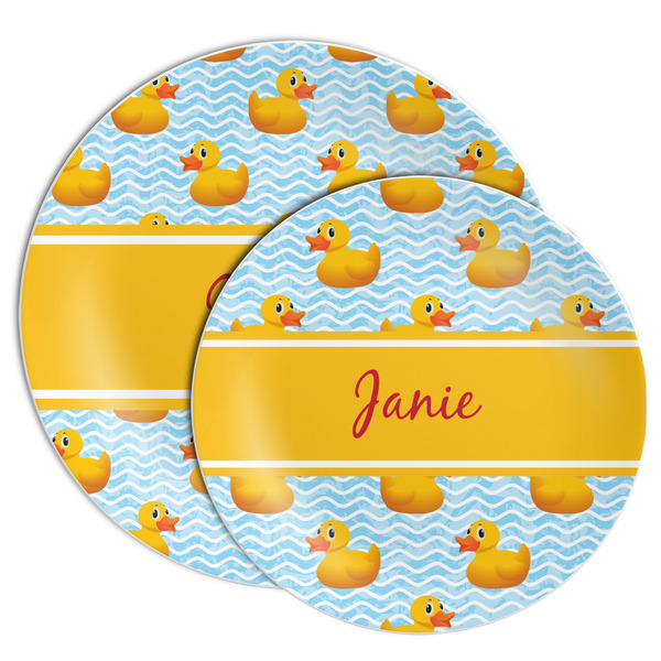 Rubber Duckie Melamine Plates - PARENT/MAIN
