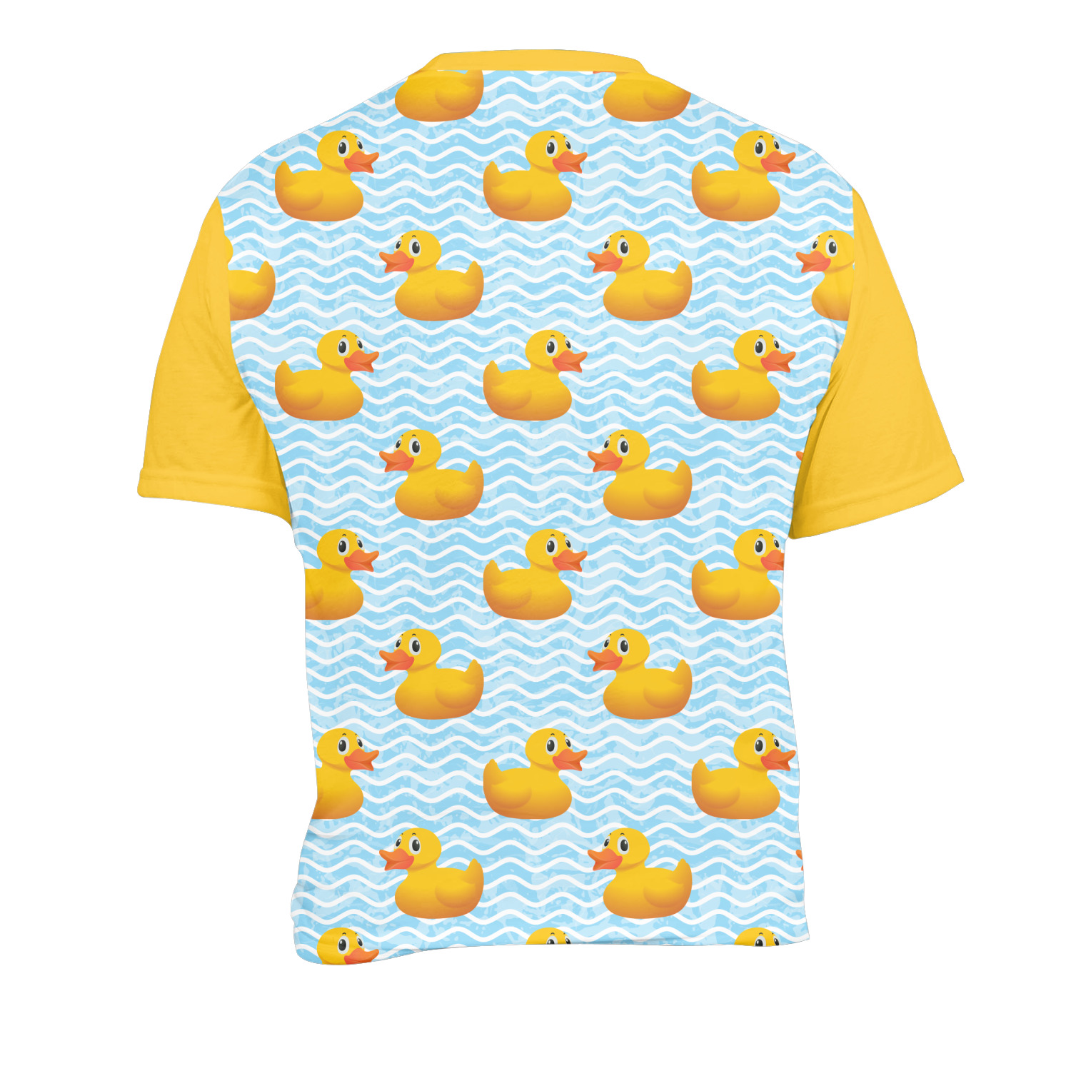 Custom Rubber Duckie Men's Crew T-Shirt | YouCustomizeIt