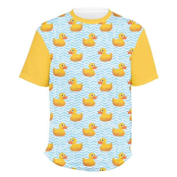 Custom Rubber Duckie Men's Crew T-Shirt - 3X Large