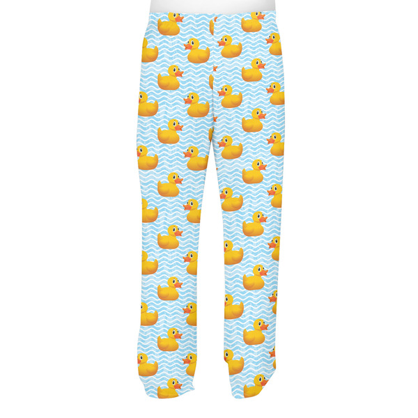 Rubber Duckie Men's Pjs Back - on model