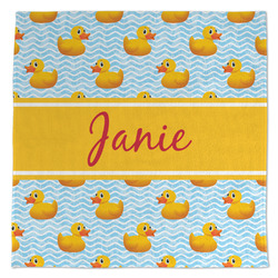 Rubber Duckie Microfiber Dish Towel (Personalized)
