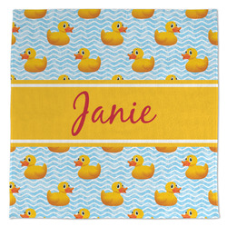 Rubber Duckie Microfiber Dish Towel (Personalized)