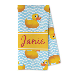Rubber Duckie Kitchen Towel - Microfiber (Personalized)