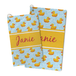 Rubber Duckie Microfiber Golf Towel (Personalized)