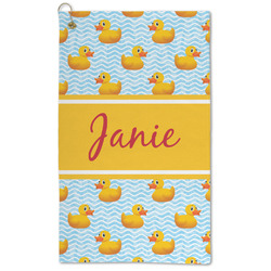 Rubber Duckie Microfiber Golf Towel (Personalized)