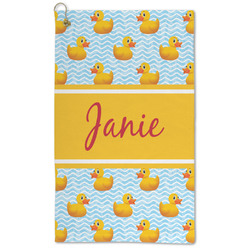 Rubber Duckie Microfiber Golf Towel - Large (Personalized)