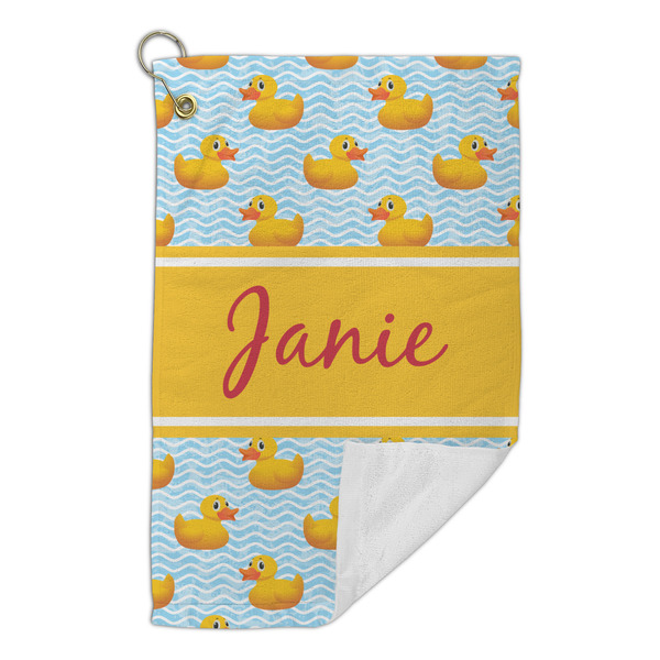 Rubber Duckie Microfiber Golf Towels Small - FRONT FOLDED