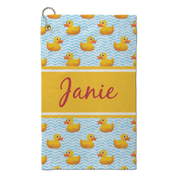 Rubber Duckie Microfiber Golf Towel - Small (Personalized)