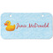 Rubber Duckie Mini Bicycle License Plate - Two Holes