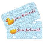 Rubber Duckie Mini/Bicycle License Plates (Personalized)