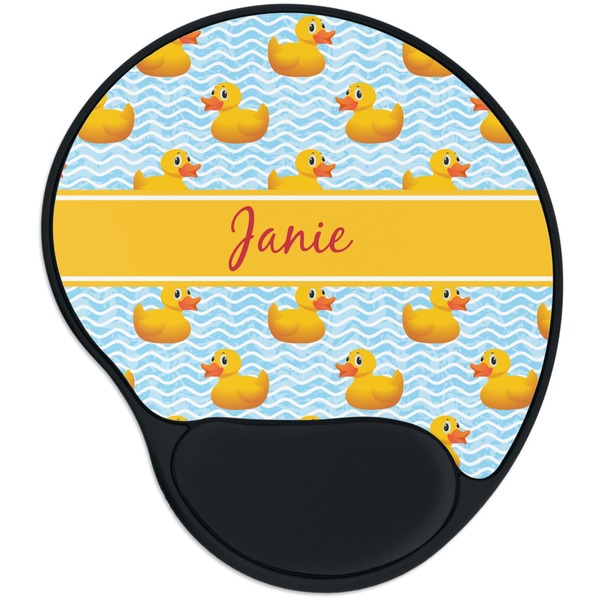 Custom Rubber Duckie Mouse Pad with Wrist Support