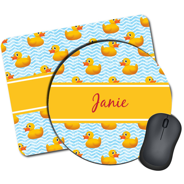Custom Rubber Duckie Mouse Pad (Personalized)