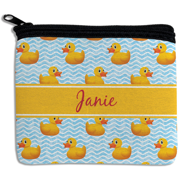 Custom Rubber Duckie Rectangular Coin Purse (Personalized)