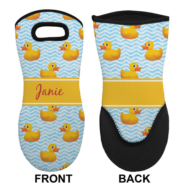 Rubber Duckie Neoprene Oven Mitt (Front & Back)