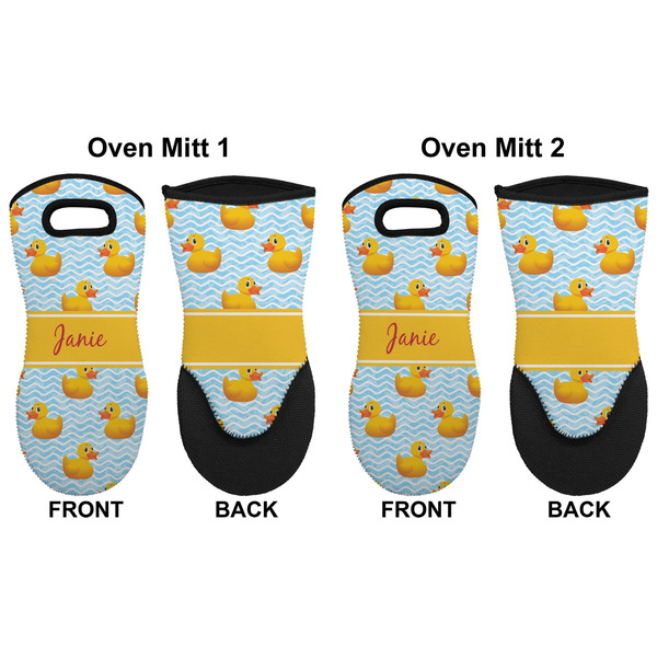 Rubber Duckie Neoprene Oven Mitt - Set of 2 - Approval