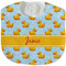 Rubber Duckie Velour Baby Bib w/ Name or Text