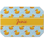 Rubber Duckie Dining Table Mat - Octagon (Single-Sided) w/ Name or Text