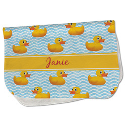Rubber Duckie Burp Cloth - Fleece w/ Name or Text