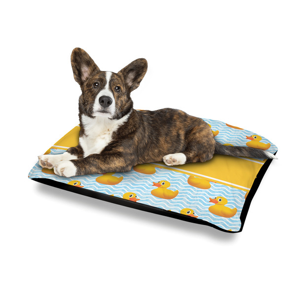 Rubber Duckie Outdoor Dog Beds - Medium - IN CONTEXT