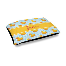 Rubber Duckie Outdoor Dog Bed - Medium (Personalized)