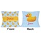 Rubber Duckie Outdoor Pillow - 20x20