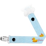 Rubber Duckie Pacifier Clip (Personalized)