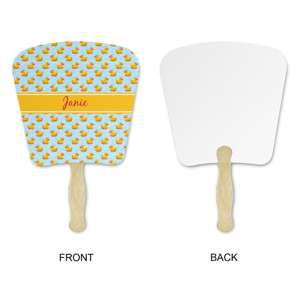 Rubber Duckie Paper Fans - Approval