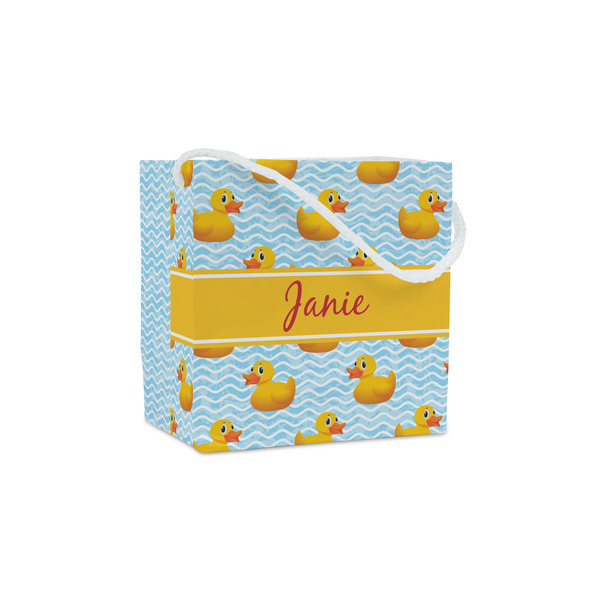 Custom Rubber Duckie Party Favor Gift Bags - Matte (Personalized)