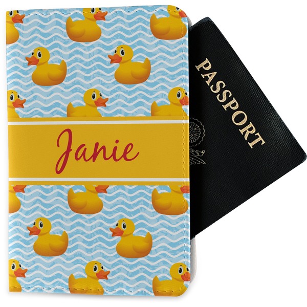Custom Rubber Duckie Passport Holder - Fabric (Personalized)