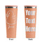 Rubber Duckie Peach RTIC Everyday Tumbler - 28 oz. - Front and Back