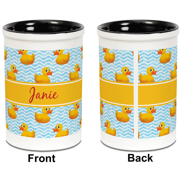 Rubber Duckie Pencil Holder - Black - approval