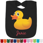 Rubber Duckie Cotton Baby Bib (Personalized)