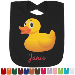 Rubber Duckie Cotton Baby Bib (Personalized)