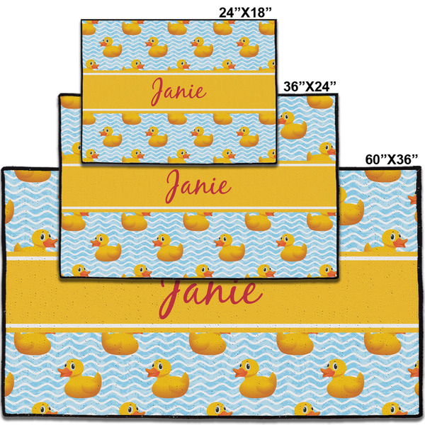 Rubber Duckie Personalized Door Mat - Group Parent IMF