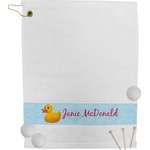 Rubber Duckie Golf Bag Towel (Personalized)