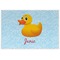 Rubber Duckie Personalized Placemat (Back)