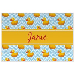 Rubber Duckie Laminated Placemat w/ Name or Text