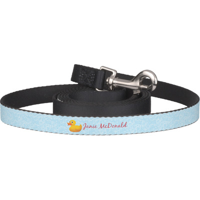 Rubber Duckie Dog Leash (Personalized)