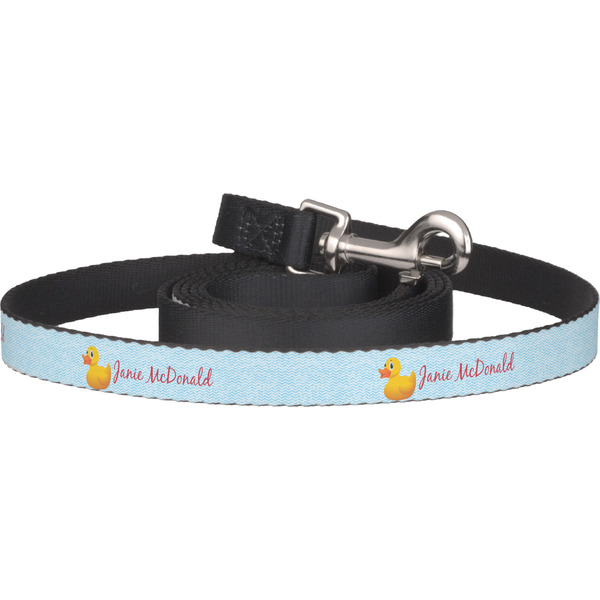 Custom Rubber Duckie Dog Leash (Personalized)