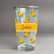 Rubber Duckie Pint Glass - Full Fill w Transparency - Front/Main